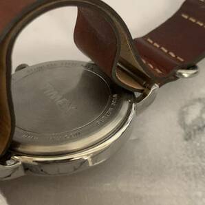 【電池交換済】タイメックス TIMEX 白文字盤 オフホワイト クオーツ 腕時計 INDIGRO の画像5