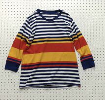 【M】whiz limited ボーダーカットソー Tシャツ 白紺赤黄 06AW WZ-AW06-C-02_画像1