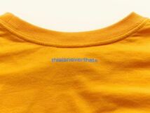 【XL】thisisneverthat T-logo L/S tee shirt 18aw ロゴ 長袖 Tシャツ ロンT オレンジ ブルー_画像4