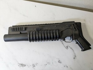 東京　マルイ 生産終了品 エアコッキング 3発同時発射ショットガン M203 タクティカルランチャー　MARUI　グレネードランチャー