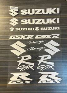 ★アウトレットセール★新品 MotoGP RACING Team SUZUKI ECSTAR GSXR 反射 ステッカー 18 x 26 cm レーシング スポーツ ステッカー シール