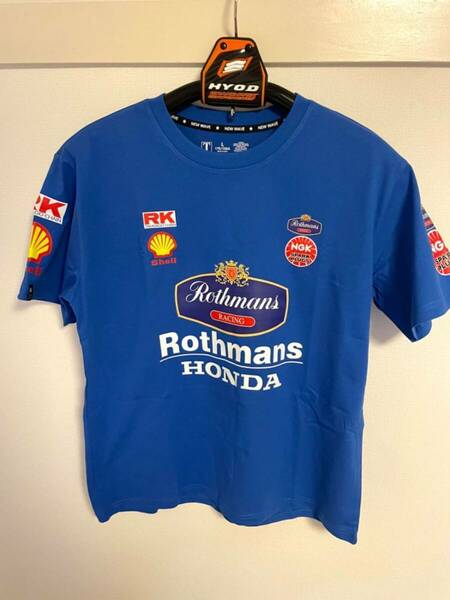 ★アウトレットセール★新品 L ロスマンズ Rothmans x NSR HRC MotoGP RACING レーシング Tシャツ 半袖 オートバイ アウトドア スポーツ