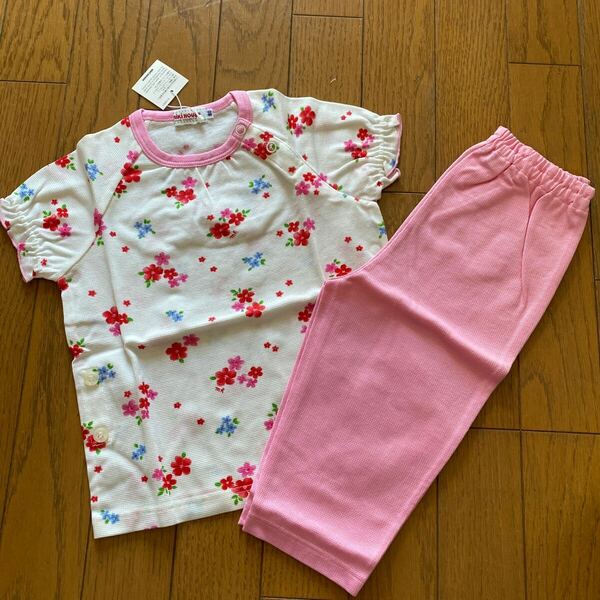 SALE 新品　ミキハウス　半袖パジャマ　80 女の子