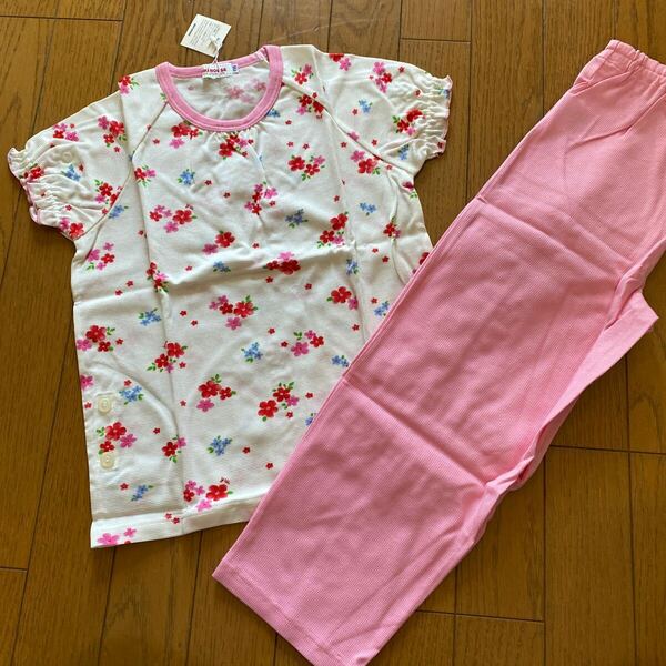 SALE 新品　ミキハウス　半袖パジャマ　110 女の子 キッズ 