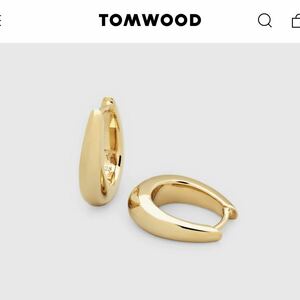 新品 TOMWOOD トムウッド ピアス Liz Hoop Gold リズ フープ 9K シルバー925 アクセサリー ユニセックス GOLD ゴールド フープピアス 