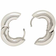 新品 TOMWOOD トムウッド Chunky Hoops Small チャンキー フープ ピアス スモール シルバー イヤリング_画像6