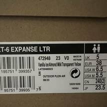 新品 SALOMONサロモン XT-6 EXPANSE LTR レザー スニーカー Vanilla Ice ベージュホワイト 23.5cm 完売サイズ_画像7