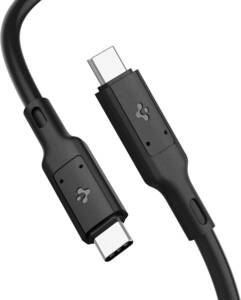 Spigen USB Type-C Thunderbolt 4・3 ケーブル [USB-IF認証 / 100W出 / 40Gbps