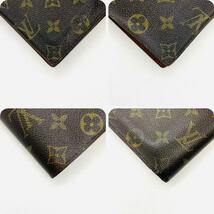 R461 極美品ルイヴィトン 二つ折り財布 モノグラム ウォレット ポルトフォイユ マルコ LOUIS VUITTON M61675_画像10