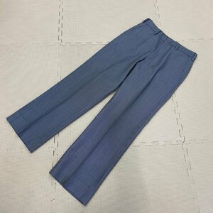 Y643/T1034 ( used ) Tochigi prefecture Oyama castle south junior high school man . uniform 1 point / designation goods / winter trousers /W73/ total length approximately 95/ length of the legs approximately 69/ dirt equipped / gray series / pattern equipped /. industry raw goods 