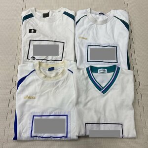 Y653/S1096( used ). name unknown tore shirt summarize gym uniform 4 point . name none / number attaching / short sleeves /S/M/L/SCHOOLUNI/asics/DESCENTE/ wearing feeling equipped 