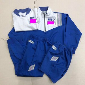 M696/Y( б/у ) Yamagata префектура магазин больше начальная школа [ спортивная форма 4 пункт ] [ длинный рукав :130] [ короткий рукав :130] [ длинные брюки :130] [ шорты :130] REDSWALLOW/ мужчина женщина неизвестен / джерси 