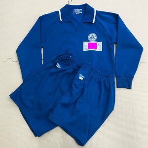 M697/( used ) Tohoku direction . name unknown [ gym uniform 3 point ] [ long sleeve :140/ dress length : approximately 52cm] [ shorts :140/M] FRED/ woman / gym uniform / jersey 