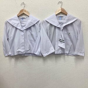 I611/Y( used ) Yamagata prefecture .. junior high school woman uniform 2 point /A155/. clothes sailor / cut Thai / summer clothing /. clothes / high school /SCHOOL HARMONY/ woman student / school uniform /. chapter embroidery go in 