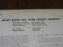 LP US盤 マイルス・デイビス MILES DAVIS ALL STARS SEXTET / QUINTET_画像7