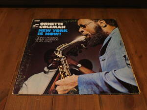 LP Blue Noteオーネット・コールマン ORNETTE COLEMAN / NEW YORK IS NOW!◆DEWEY REDMAN JIMMY GARRISON ELVIN JONES ブルー・ノート