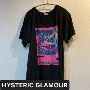 ヒステリックグラマー hysteric glamour Tシャツ 半袖 ブラック F