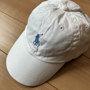 新品ラルフローレン　白キャップ　帽子（47-50くらい） 