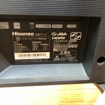 ●難有 直接引き取り歓迎 外箱付属品付き Hisense ハイセンス 55型 4K 液晶テレビ 55E6000 2020年製 TV 現状品_画像4