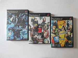 PS2 ペルソナ 3 アペンド版 4 セット　プレステ プレイステーション Persona Playstation