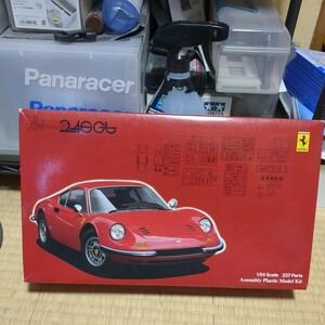 フジミ1/24エンスージアストモデル ディノ246GT前期型エッチングパーツ付 未組立