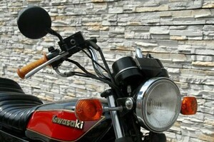 在庫あり! Zファーザー トップスター 17,5cm ゼファー Z400FX ZRX インパルス CB400FOUR アップハンドル 絞り XJR ジェイド バリオス 2