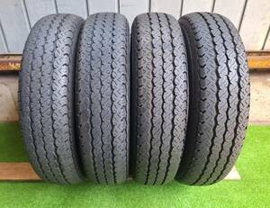 145/80R12（80/78N LT)　ブリヂストン/RD-605　STEEL　【2019年】４本セット！　№530-6D