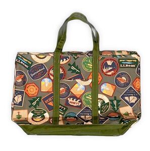 L.L.Bean エルエルビーン Everyday Lightweight Tote エブリデイライトウェイトトート ミディアム 304343 ロゴプリント L [ta-1064]