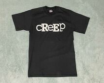 90’s オールドゴースト Old Ghost グリグレー John Grigley Tシャツ CReEP 1992コピーライト ブラック 黒 M [l-0934]_画像2