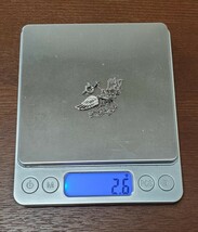 SILVER 925　シルバー925刻印　トップのみ刻印あり　レディース　45㎝　2,6ｇ　美品_画像7