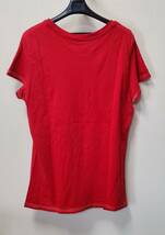 ●ARMANI EXCHANGE●半袖　Tシャツ　赤＆ゴールドカラー　レディース　L　きれいめ_画像5