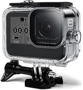 FitStill GoPro HERO 8 Blackブラック対応 | 60m水深ダイビング| 防水防塵保護ハウジング| Go P