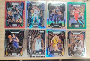 2023-24 Panini Prizm Austin reaves Anthony Edwards rui hachimura Kevin Garnett Prizm パラレル8枚セット　NBAカード　八村塁