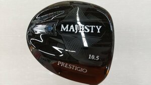 ■中古■ドライバー マジェスティゴルフ MAJYESTY PRESTIGIO OBSIDIAN 10.5° LV755 Rフレックス 保証書、ヘッドカバーありません。超美品