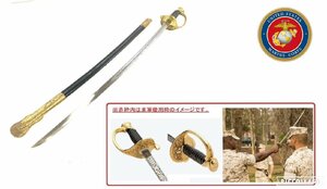 【米軍放出品】WKC アメリカ海兵隊下士官刀 USMC セレモニアルドレスソード 鞘付 30インチ M1859 NCO SABER ミリタリー(140)XD19QK-2#24