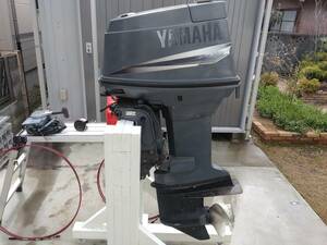  real movement Yamaha outboard motor 2 -stroke 60 horse power 60F remote control * tanker etc. complete set set 