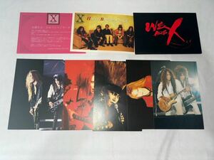 X JAPAN ポストカード　YOSHIKI HIDE TOSHI PATA HEATH