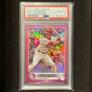 Topps lars nootbaar PSA10 ピンクリフラクター RC ルーキーカード