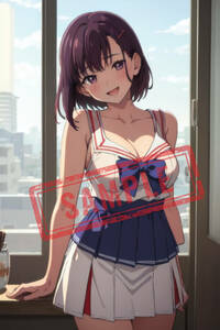 D006 Mikazuki Unlink Zon 100 Zombies Высококачественный A4 Size Art Poster Sexy Doujin Big Tits Fetish High -Catuality Poster