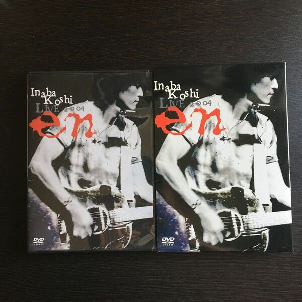 DVD (2枚組) 稲葉浩志 『LIVE 2004 〜en〜』 スリーブケース入 歌詞カード、フォトカード6枚付