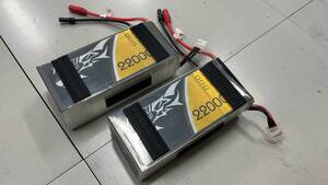 ドローン用バッテリー　TATTU 6S-22000mAh 25C 22.2V 