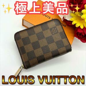 LOUIS VUITTON ダミエ エベヌ ジッピーコインパース 小銭入れ