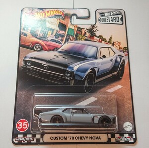 HotWheels ホットウィール CUSTOM 70 CHEVY NOVA