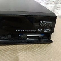 A05116 Panasonic スカパープレミアムサービスDVR ハードディスク内蔵 TZ-WR500P 通電確認のみ ジャンク_画像4