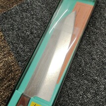 A05155 1円〜 未使用 保管品 Misono 2本まとめ 三徳包丁 18cm ツバなしペティナイフ 13cm ツバなし モリブデン鋼 キッチン用品 左利き用 _画像3