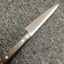 A05156 1円〜 未使用 保管品 Misono 2本まとめ 三徳包丁 18cm ペティナイフ 13cm モリブデン鋼 キッチン用品 左利き用 _画像8