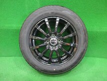 良品★AZANE FB 15インチ アルミ 15×5.5J +42 100-4穴 2021年製/8分山★DUNLOP/ENASAVE EC204 185/60R15 84H 4本[カローラ/ノート]_画像3