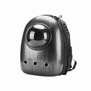 [ новый товар ] дорожная сумка космический корабль Capsule type домашнее животное рюкзак собака кошка двоякое применение черный 