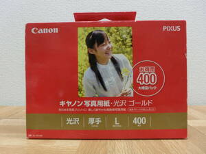 ese/5722/0523/ Canon photopaper * lustre Gold thick L 400 sheets insertion / unopened goods 