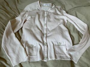 ** Courreges. cardigan.38. light pink **